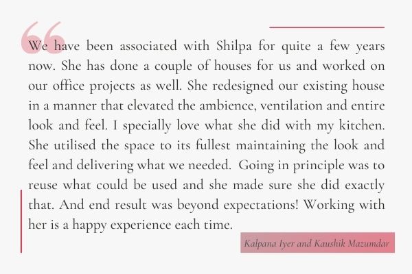 Shilp Design Studio Testimonial 1